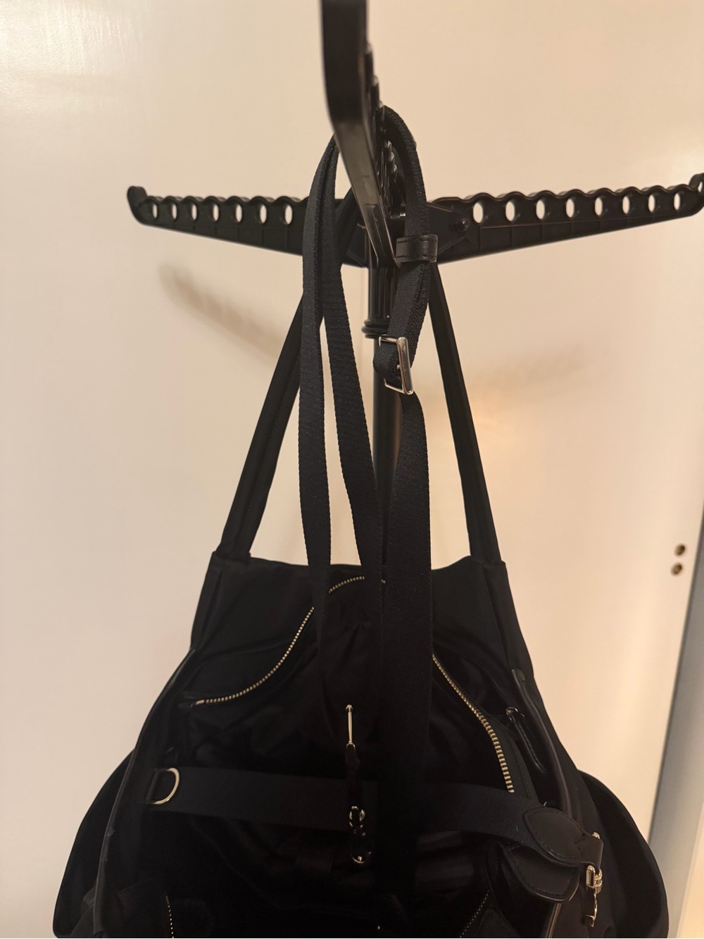 kate spade Black Nylon Tote Diaper Bag with Changing Pad - Picture 5 of 5